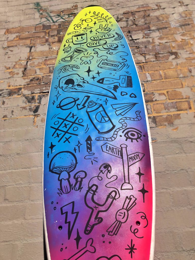 Custom surfboard