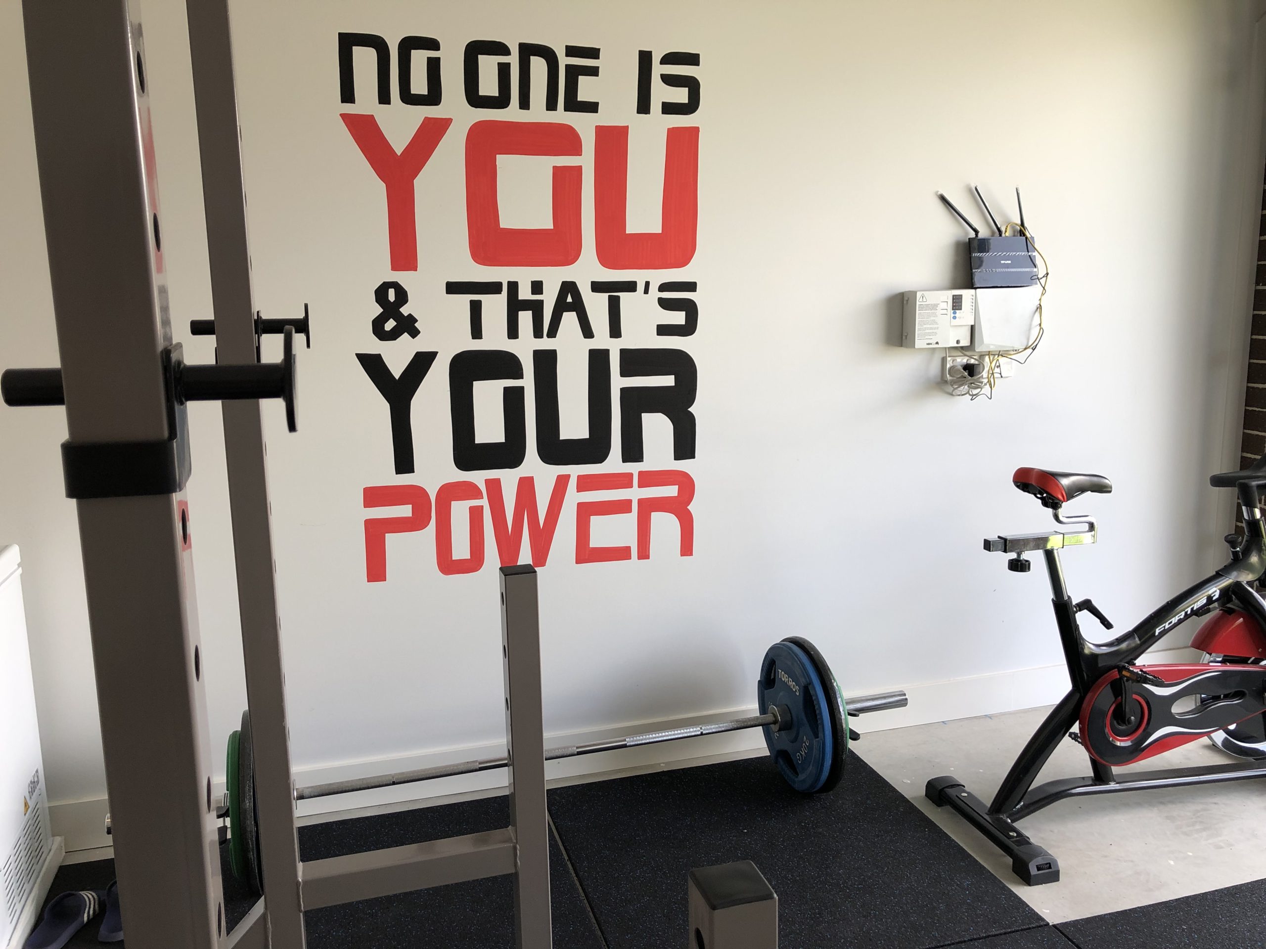 GYM lettering – Clarafosca